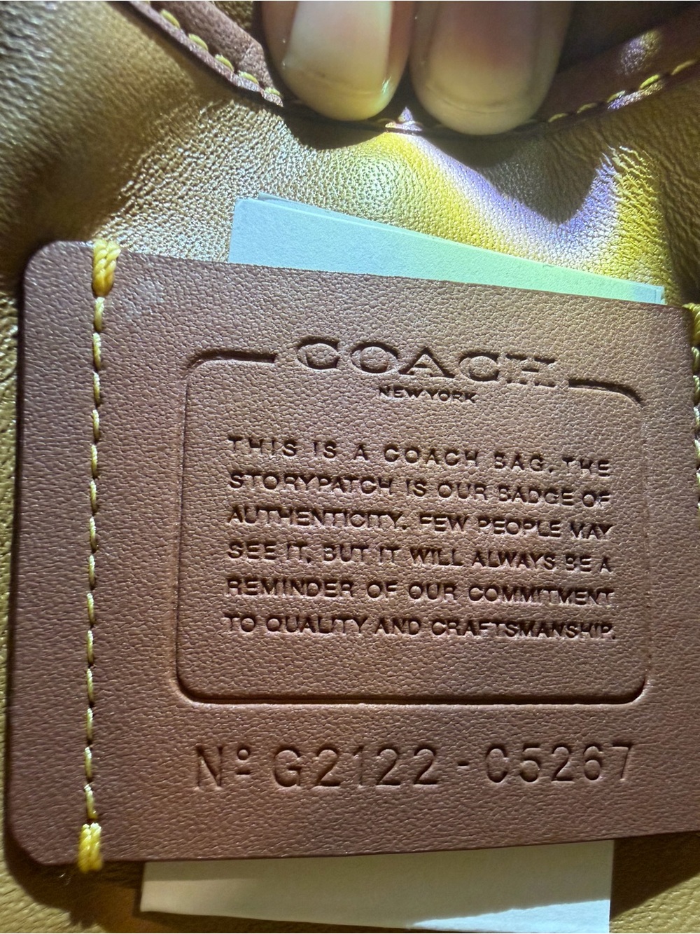 Coach Beat Bag Shoulder Bag (Style C5267) In 1941 Glove Tanned/Suede/Shearling - Picture 5 of 10